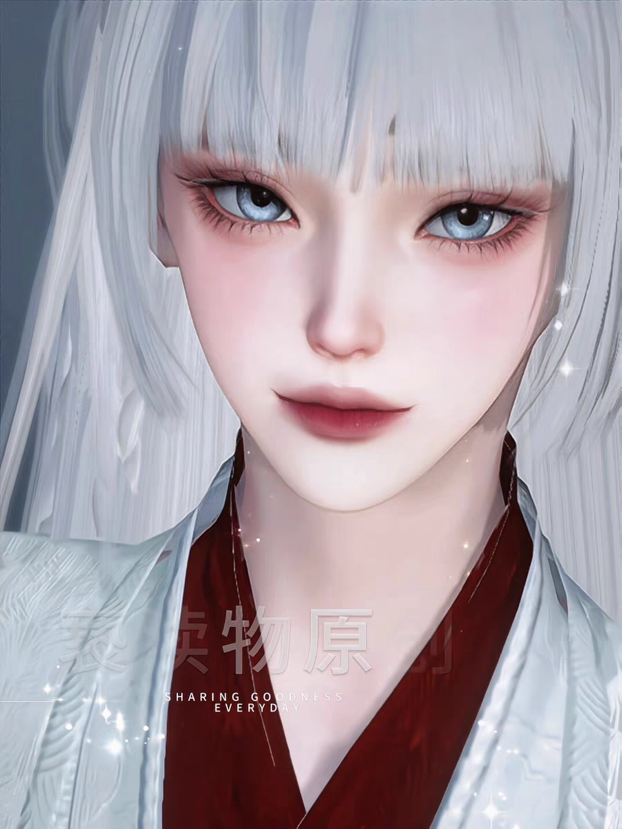 秒发 孟婆 代号界 印象脸 亵渎物原创 逆水寒手游捏脸女通用 原版