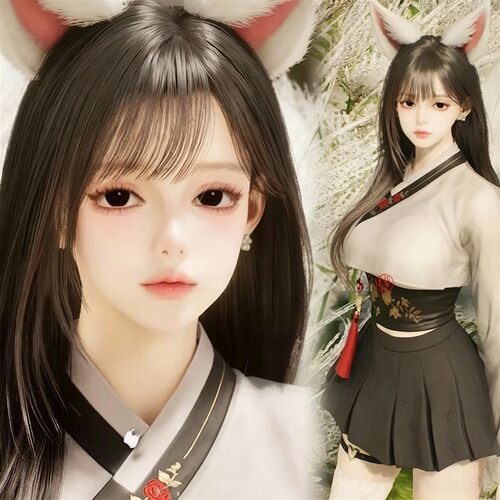 小桃子原创【苏苏】永恒之塔2捏脸女 AION2天族魔族通用发数据图