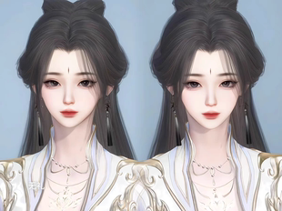 玄霜 无礼wuli 逆水寒手游捏脸女通用 原版