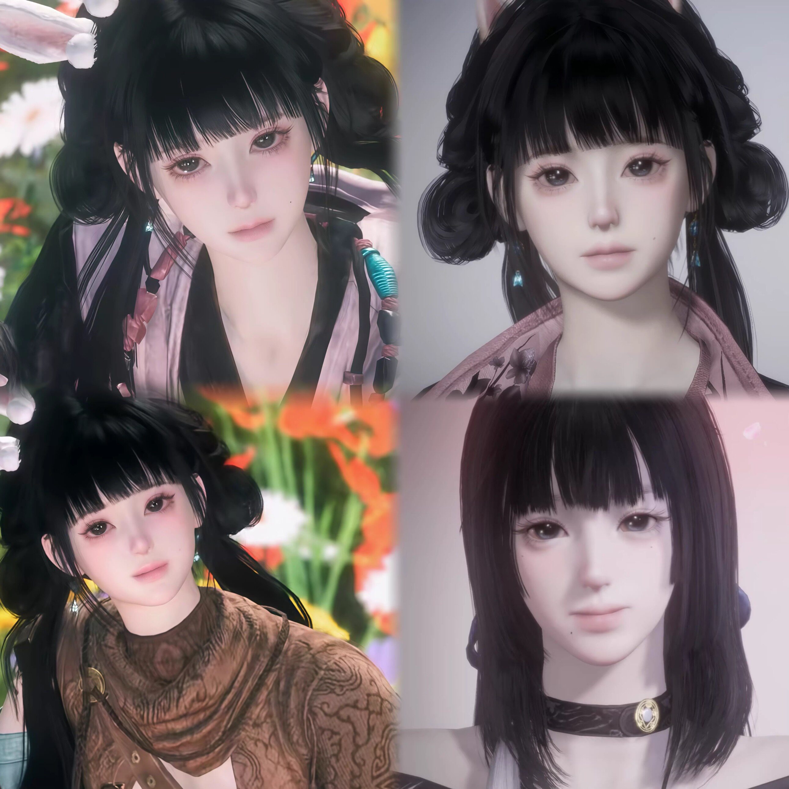 【秒发】燕云十六声捏脸女 小圆 可爱甜妹 端手游通用捏脸定制