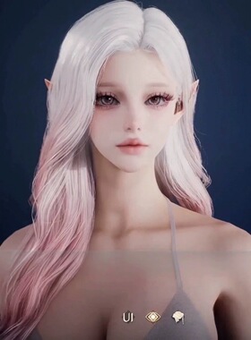 永恒之塔2捏脸女Aion2  玫瑰使者 4Gunns天族魔族台服韩服通用