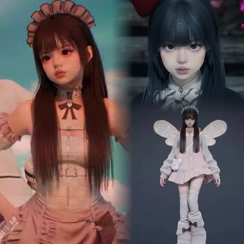 嘟嘟一个萌物 AION2永恒之塔2捏脸魔族天族捏脸通用女 亚洲萝莉脸