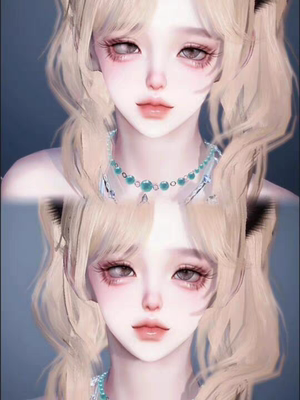 玄猫 Yiiu7i 逆水寒手游捏脸铁衣素问九灵神相龙吟血河玄机女通用