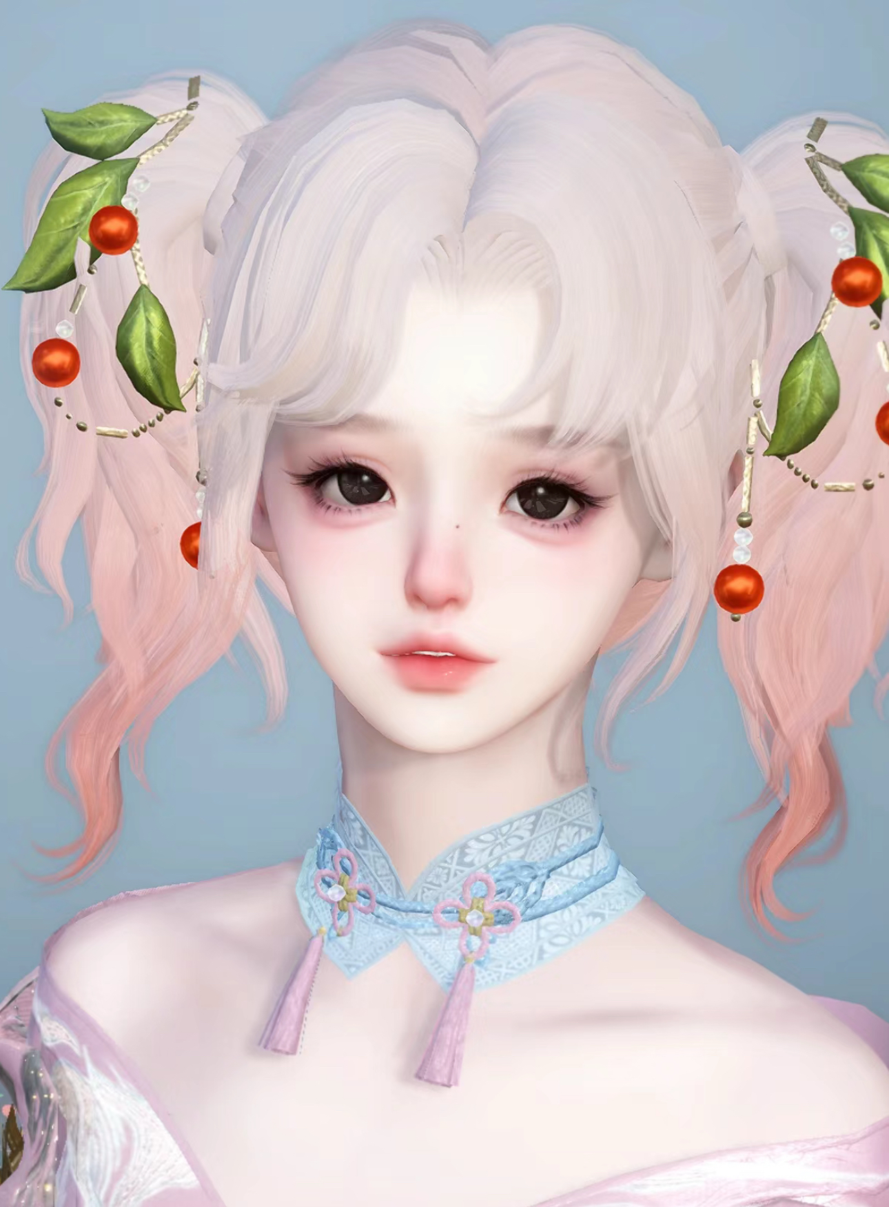 白桃逆水寒手游捏脸 铁衣素问九灵神相龙吟血河碎梦女通用