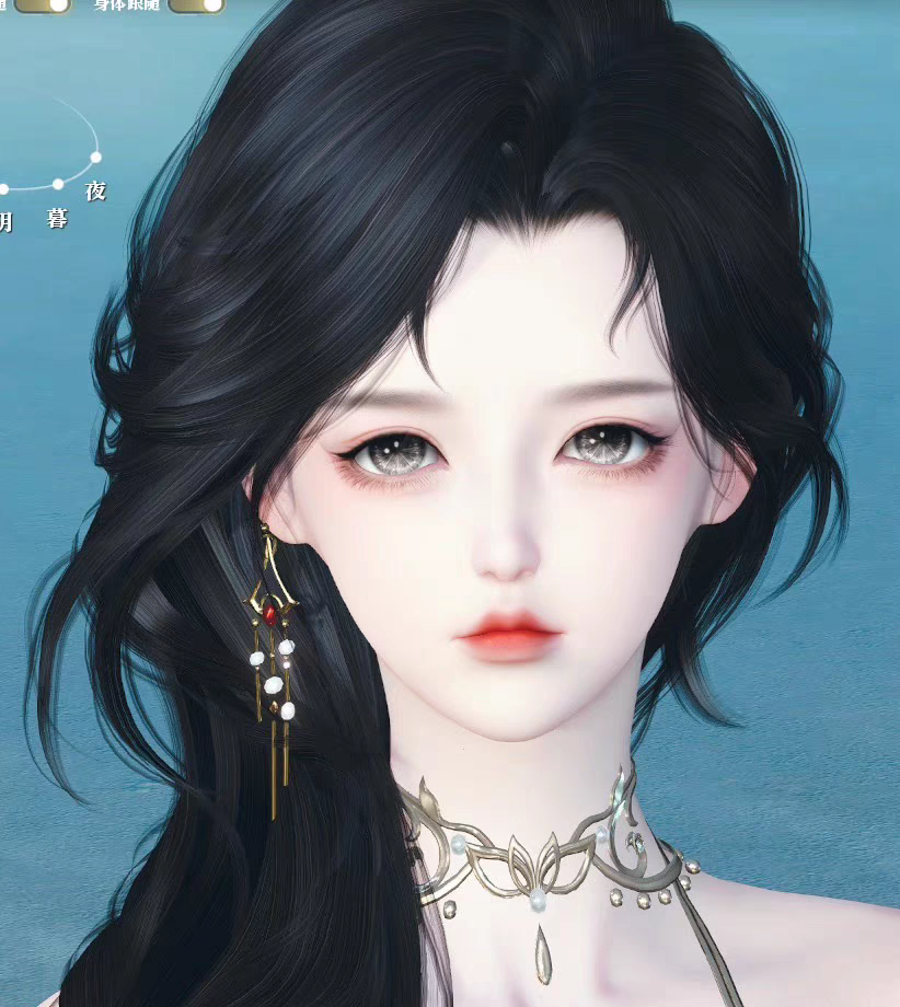 逆水寒端游捏脸数据 大体型 女血河龙吟神相鸿音玄机潮光 华华