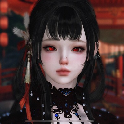 十九号脸 大魔王身边的小魔王丨树门永存 逆水寒手游女通用