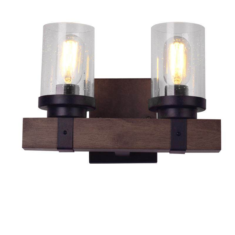 木艺壁灯美式乡村复古木艺玻璃罩壁灯床头灯过道灯墙壁灯具,鲜花速递/花卉仿真/绿植园艺,割草机/草坪机,淘宝优惠券,粉丝福利购,淘宝优惠卷