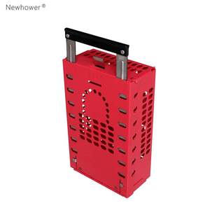 手提壁挂两用金属挂锁箱集群锁箱大型设备多人多点上锁group lock