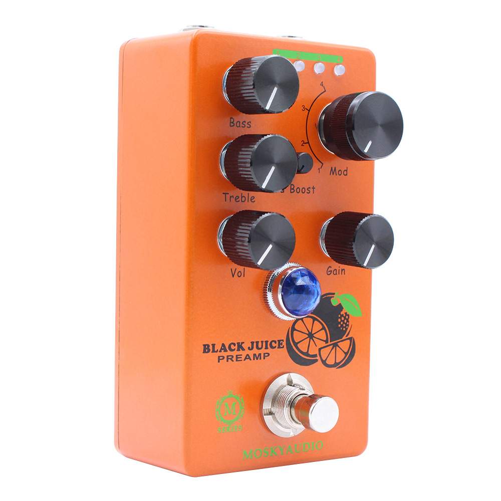 MOSKYAUDIO BLACK JUICE PREAMP 吉他效果器 过载前级效果器