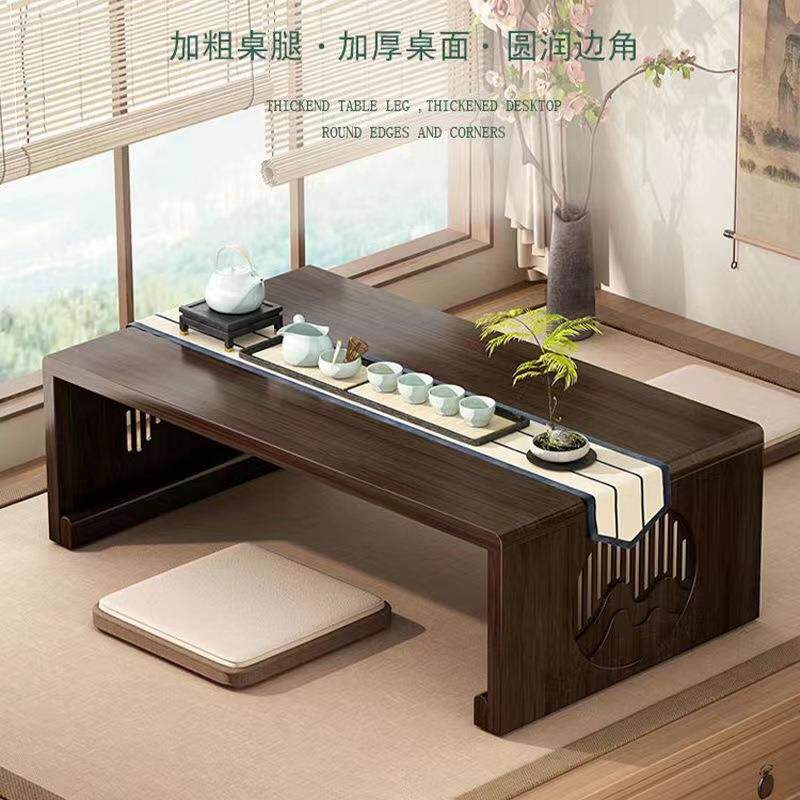 可折叠仿古飘窗小桌榻榻米茶桌茶台炕桌炕几中式矮桌子坐地小茶几
