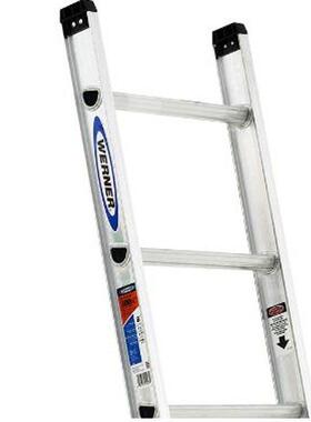 稳耐铝合金梯子D1512-1工程楼梯直梯多功能加厚一字直梯家用梯子