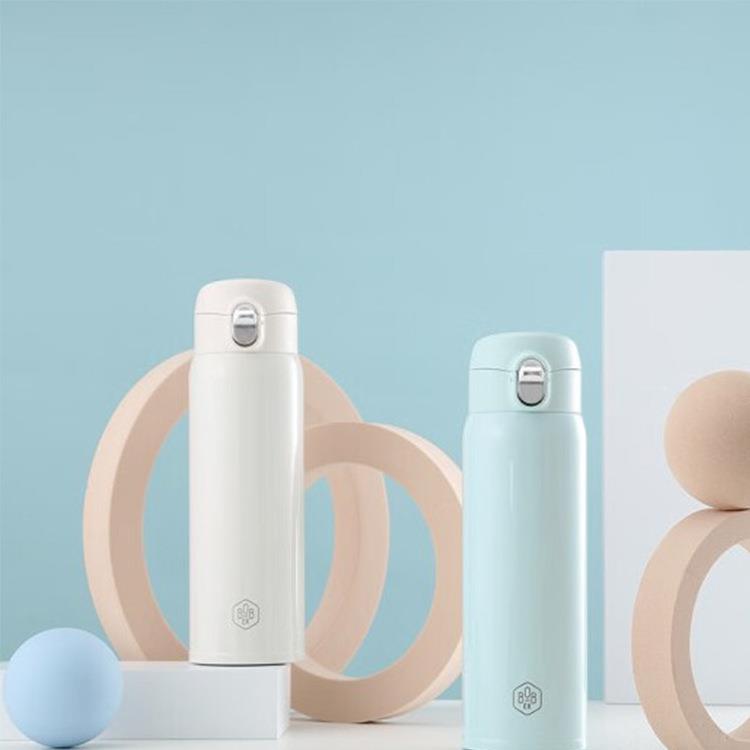 博堡BOBER悦行保温杯BYXB-480CNW/BL浅蓝色和白色480mL