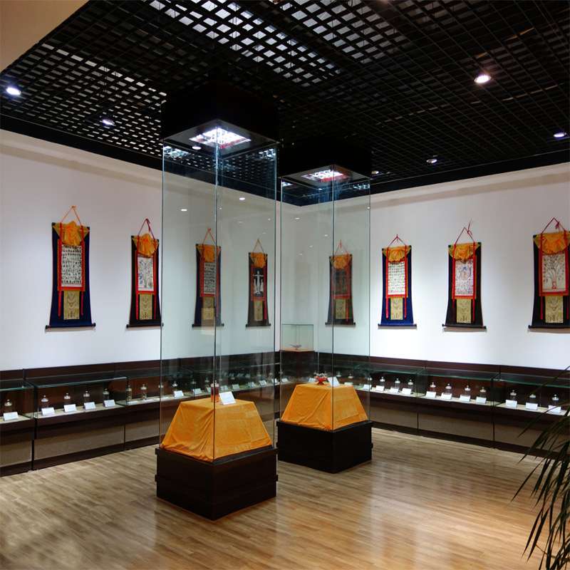 纪念馆展示柜电动遥控门博物馆防尘展柜科技文化展示台古董文物柜