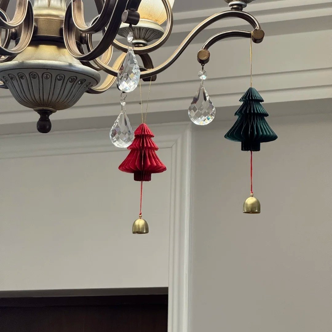 圣诞节立体圣诞树铃铛挂饰