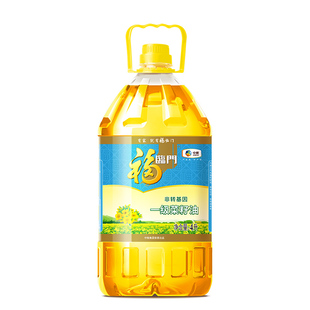 福临门非转基因一级菜籽油4L桶整箱营养健康家庭用食用油中粮