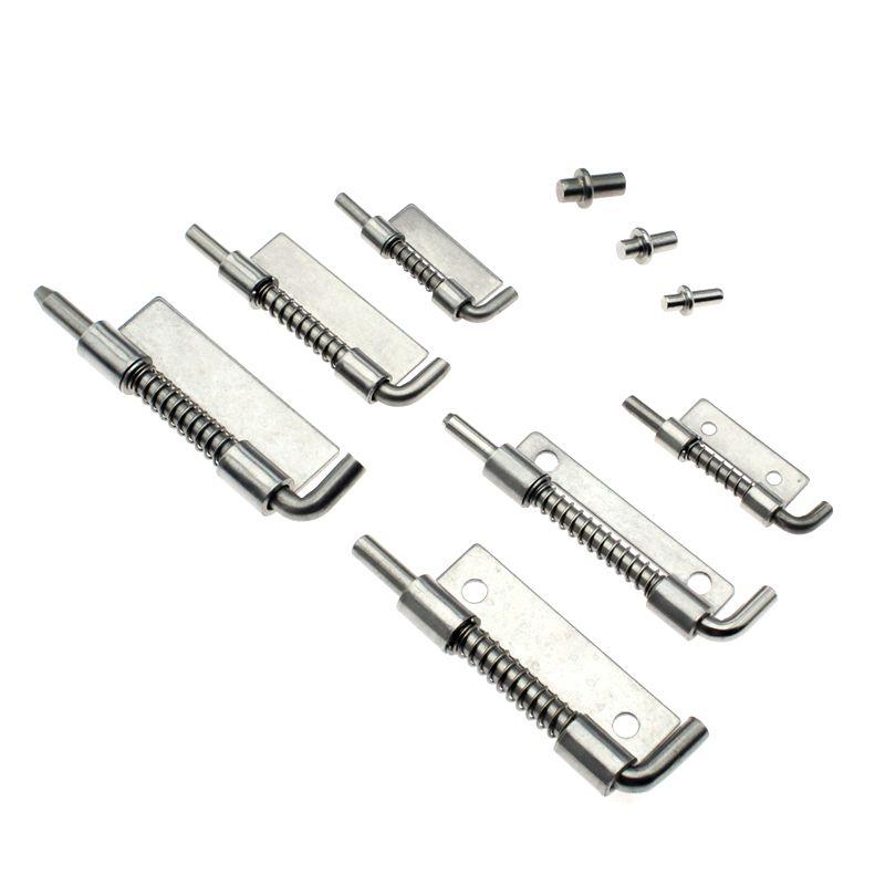 304不锈钢弹簧插销CL-225焊接配电柜箱柜门配电盒门弹簧铰链门轴