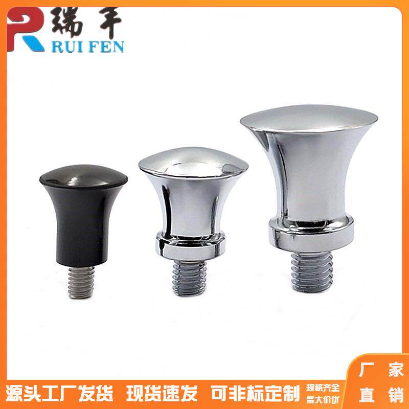 镀铬蘑菇型把手螺丝腰状捏手机床手轮胶木螺母手柄M5M6M8M10M12