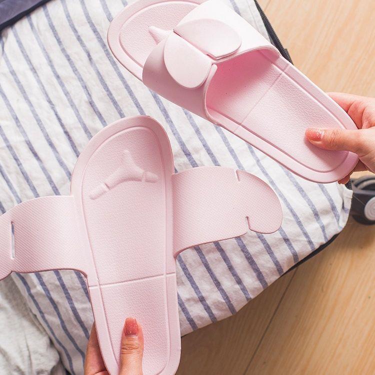旅行拖鞋女夏创意可折叠出差轻便携防滑浴室内酒店沙滩鞋旅游用品