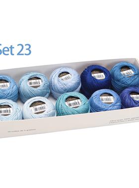 s83v指间鲁绣埃及长绒棉蕾丝线丝光珍珠刺子毛球线手工手鞠绣线绣