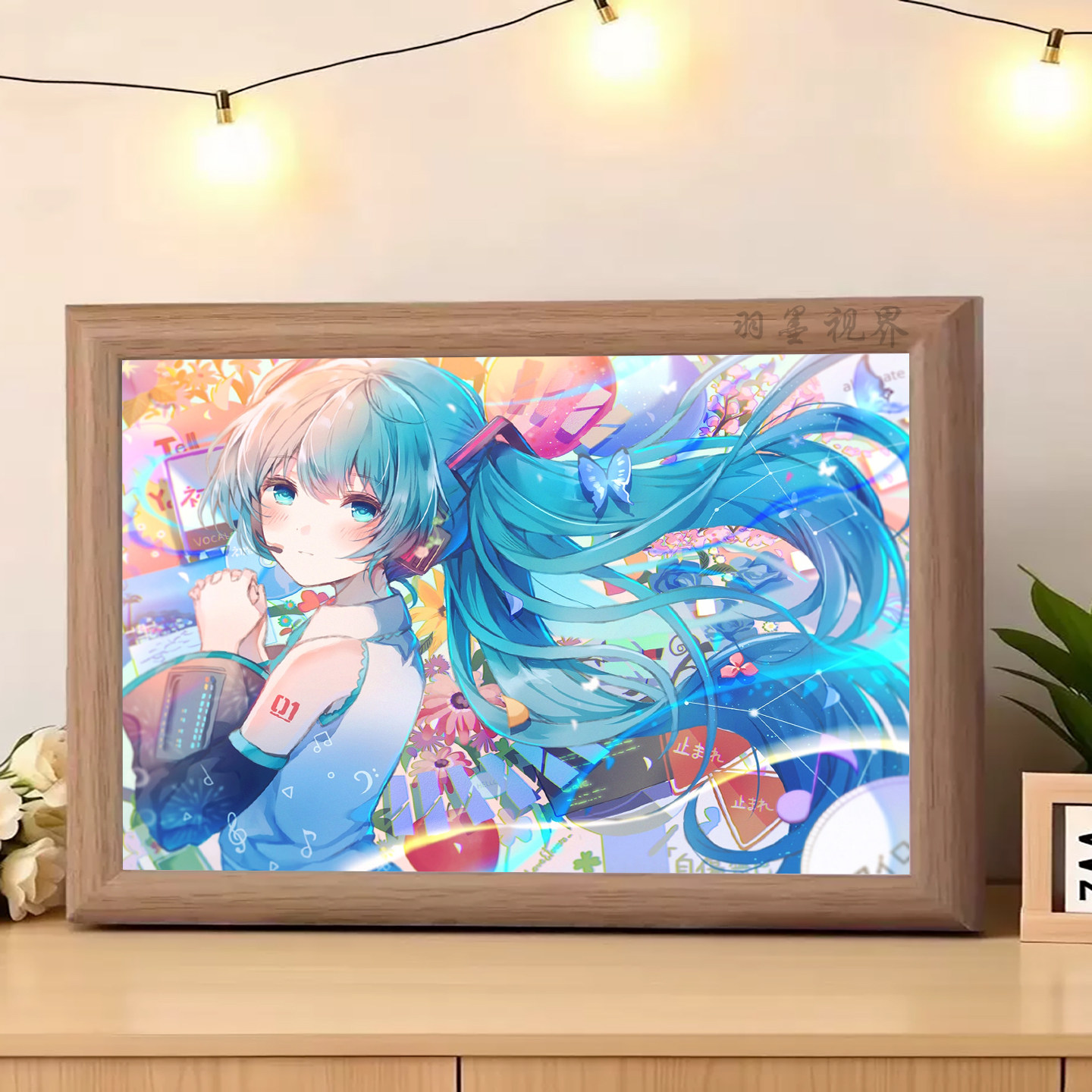 初音未来缤纷音乐动漫周边面摆件