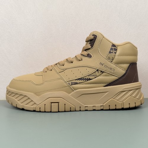 361男鞋加毛运动生活鞋专柜正品2025冬季新款保暖加毛大棉鞋6624A