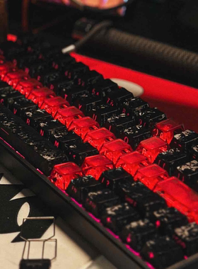 XVX碳纤维纹2.0键帽锻碳纹侧刻字符透光原厂磁轴机械键盘帽ev63