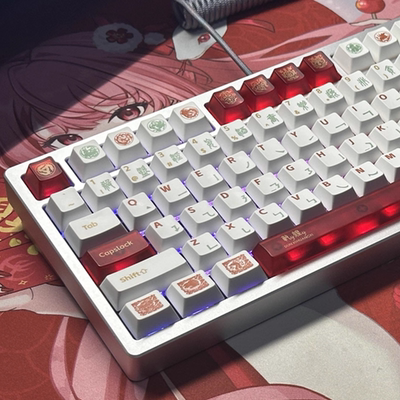 XVX敦煌键帽雾透透光PBT客制化