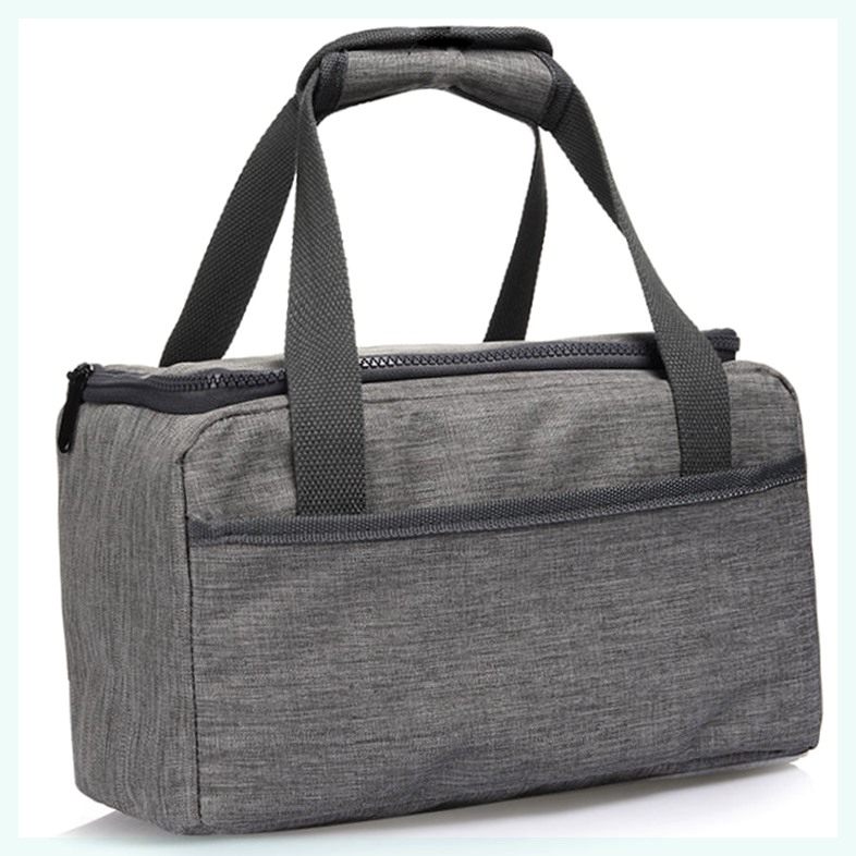 上班族便携保温带饭包便当防水正方形多层加热小熊电热饭盒手提袋