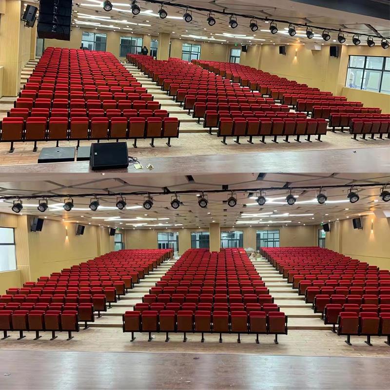 软包高密度海绵会议室联排椅子会议报告厅胶壳款联排公共座椅