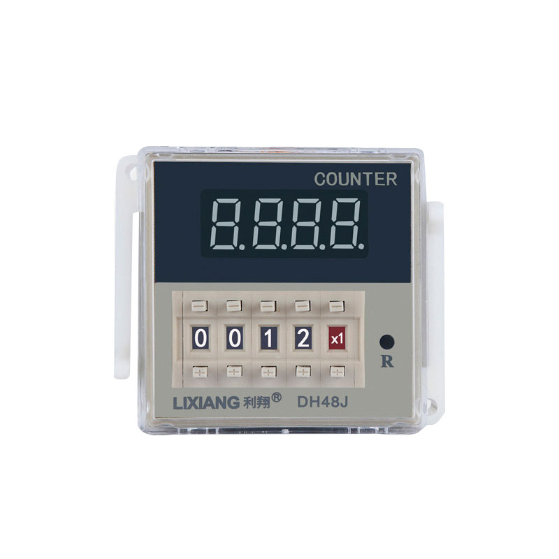 数显电子计数器继电器DH48J-11A计数器220V 24V 12V 11脚停电记忆图片