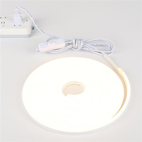 氛围灯带220v自粘插电柔性暖光粉冰蓝背景墙电竞房桌面led软灯条