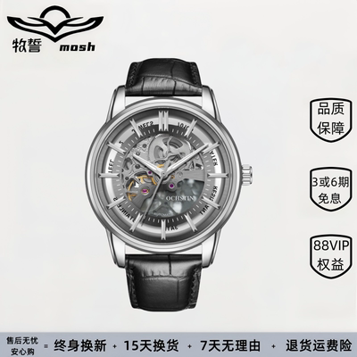 镂空男士手表全自动时尚