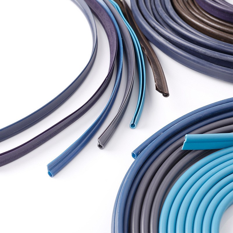 现货PVC开边骨包钢丝双边骨U型条箱包家具密封条防水骨防撞