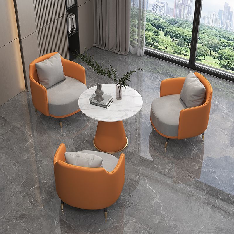 现代休闲商务酒店接待售楼处洽谈桌椅会客轻奢美容院沙发茶几组合