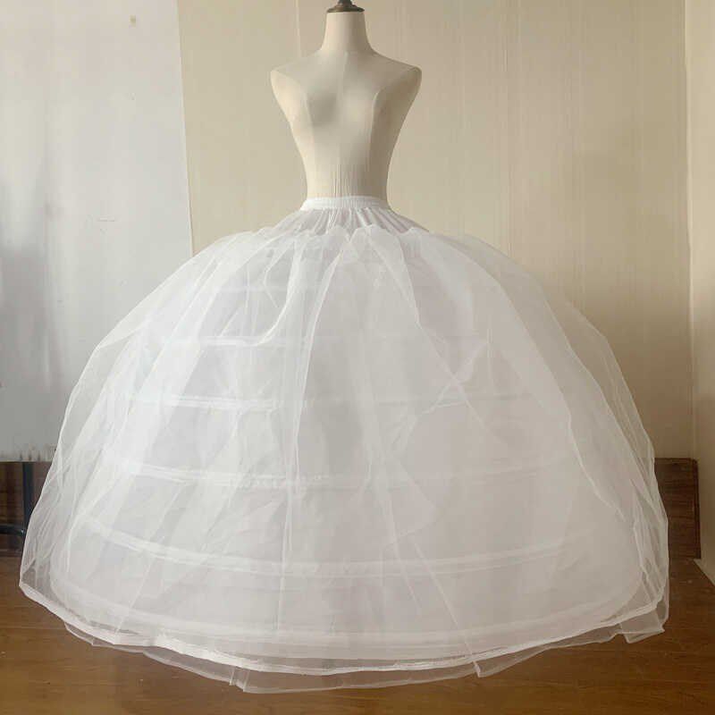 新娘婚纱裙撑钢圈加纱婚纱蓬裙可调节超篷超大衬裙演出服花嫁内衬