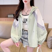 防晒衣女夏季 新款 初高中生青少年空调衫 冰丝薄款 宽松时尚 透气外套