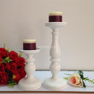 创意简约欧式 饰摆件浪漫西餐桌布置蜡烛台8522 铁艺烛台家居客厅装