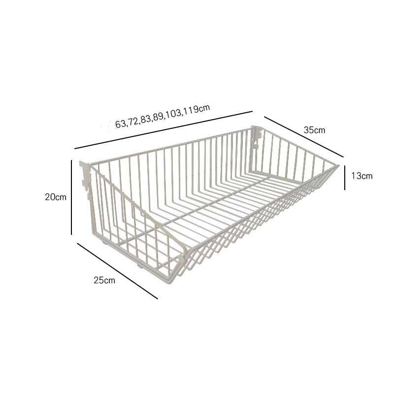 适用五金少女洞洞板书架网篮大容量网篮挂钩配件衣柜书桌书架收纳