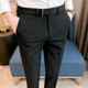 休闲西装 纯色小脚九分直筒小西裤 裤 修身 春季 长裤 子男韩版 商务正装