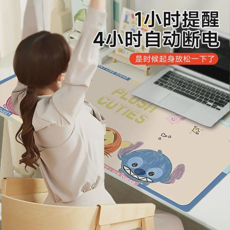 加热鼠标垫超大发热暖q桌垫办公室垫子桌面电脑键盘电热板暖手桌