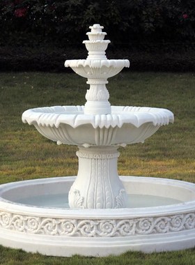 庭院流水喷泉摆件户外别墅花园装饰鱼池景观婚庆酒店乔迁造景厂家