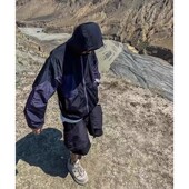 外套潮流学生宽松帅气情侣夹克衫 早秋薄款 夹克透气夏季 休闲空调服