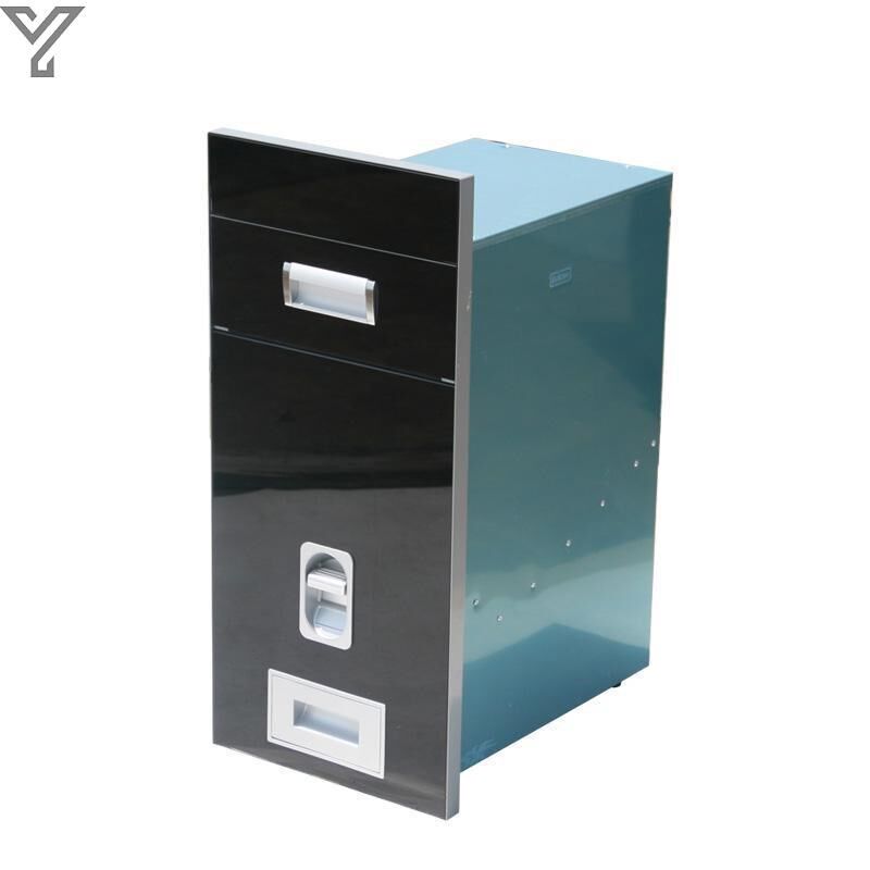 米箱拉篮嵌入式橱柜储米桶30斤装的不锈钢米柜50储米Y箱米缸可计