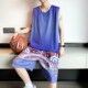 2025新款 国潮无袖 篮球跑步运动服 速干背心短裤 套装 t恤男夏季 薄款