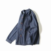 复古潮流秋季 新款 纯棉水洗V领开衫 美式 外套男士 宽松休闲牛仔夹克