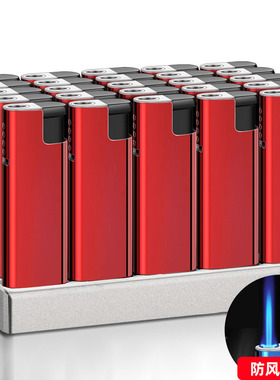 高档50支金属防风打火机一次性火机订制定制订做印字广告耐用logo