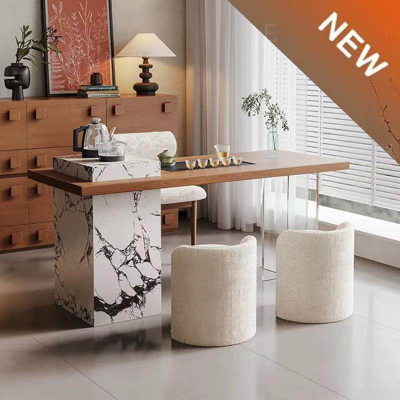 实木阳台岛台茶桌椅组合小户型家用岩板泡茶台2024新款轻奢高级感,纺织面料/辅料/配套,纺织机械配件,淘宝优惠券,粉丝福利购,淘宝优惠卷