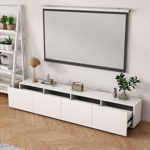 实木电视柜现代简约小户型家用客厅加长贝达款卧室轻奢落地式矮柜