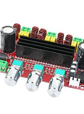 TPA3116D2数字功放板发烧级2.1声道2*80W+100W大功率低音炮DC24V