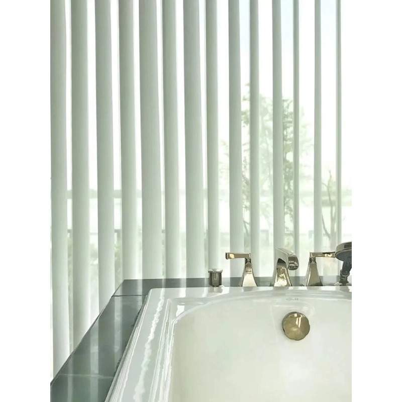 网红竖百叶垂直电动智能离线语音客厅阳台卧室办公室高档梦幻窗帘